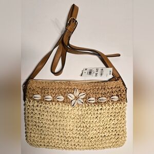 Style & Co Woven Shoulder Bag